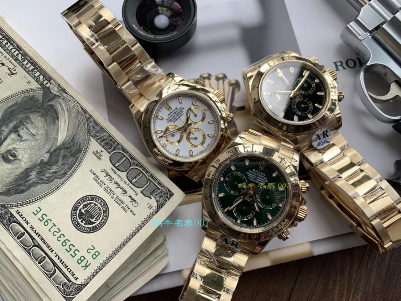 【AR厂Rolex复刻手表】劳力士宇宙计型迪通拿系列116508绿盘男士机械腕表 / R368