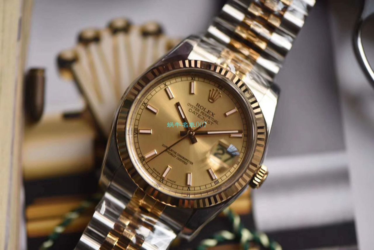 劳力士日志型系列116233银盘纪念型表带腕表,116233金盘镶钻,116233黑盘纪念表带,m126233-0015【AR一比一复刻高仿手表】 / R277