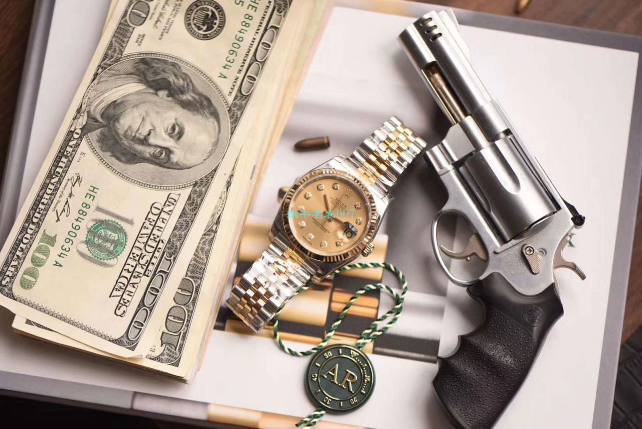 劳力士日志型系列116233银盘纪念型表带腕表,116233金盘镶钻,116233黑盘纪念表带,m126233-0015【AR一比一复刻高仿手表】 / R277