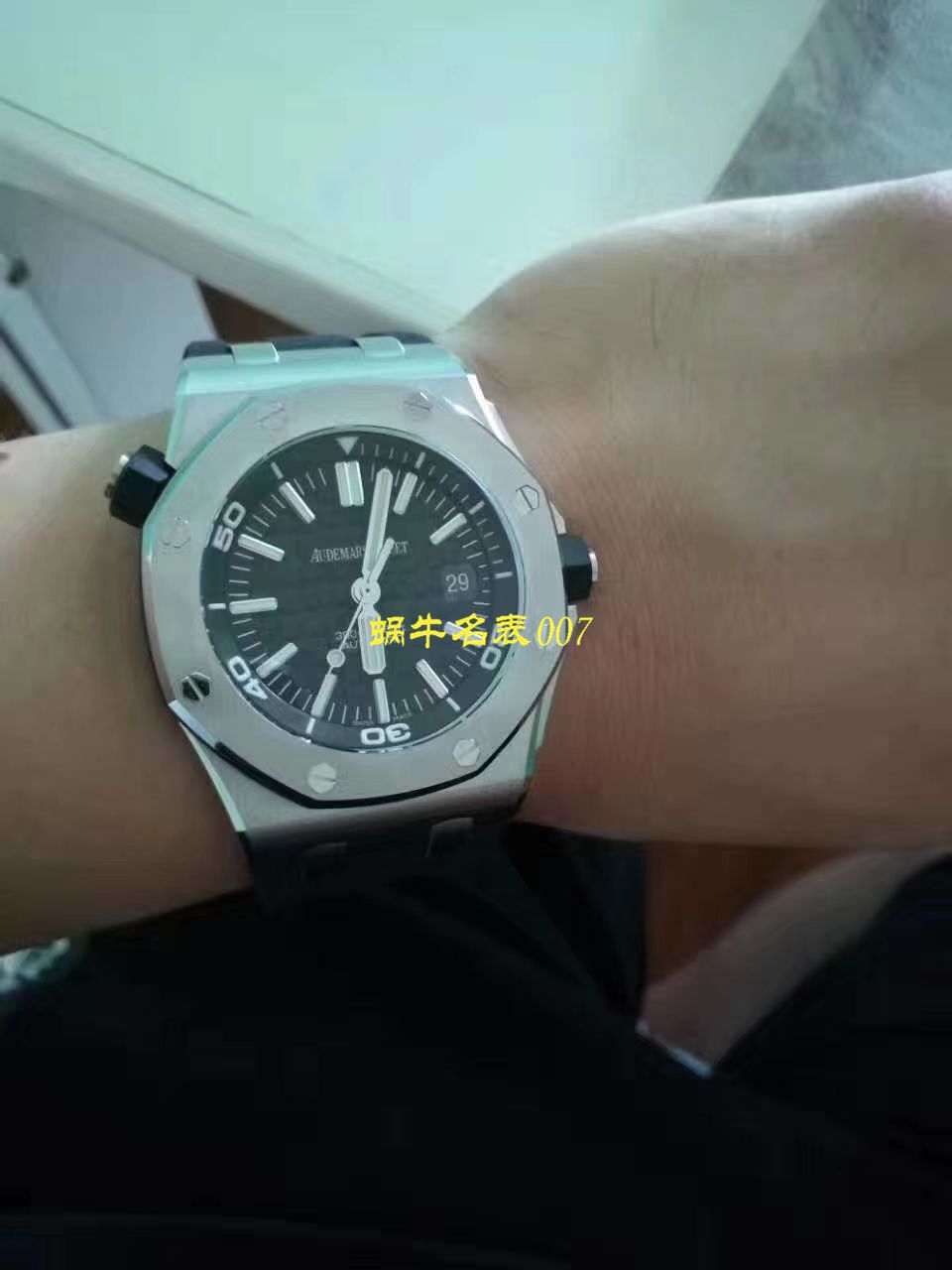 【JF一比一超A高仿】视频评测爱彼皇家橡树离岸型系列15703ST.OO.A002CA.01腕表，全新V9S超强版正式闪亮登场 / AP156