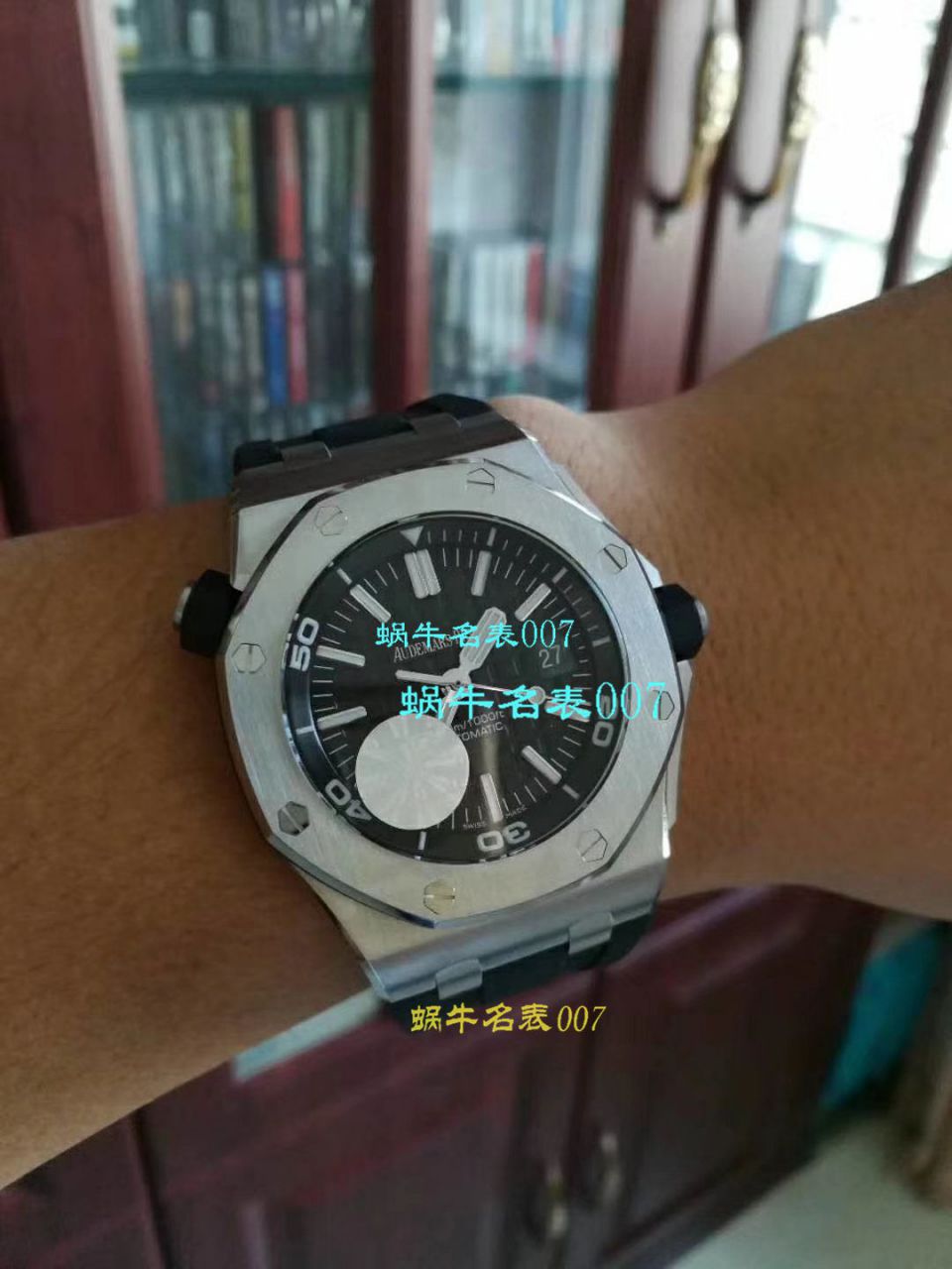 【JF一比一超A高仿】视频评测爱彼皇家橡树离岸型系列15703ST.OO.A002CA.01腕表，全新V9S超强版正式闪亮登场 / AP156