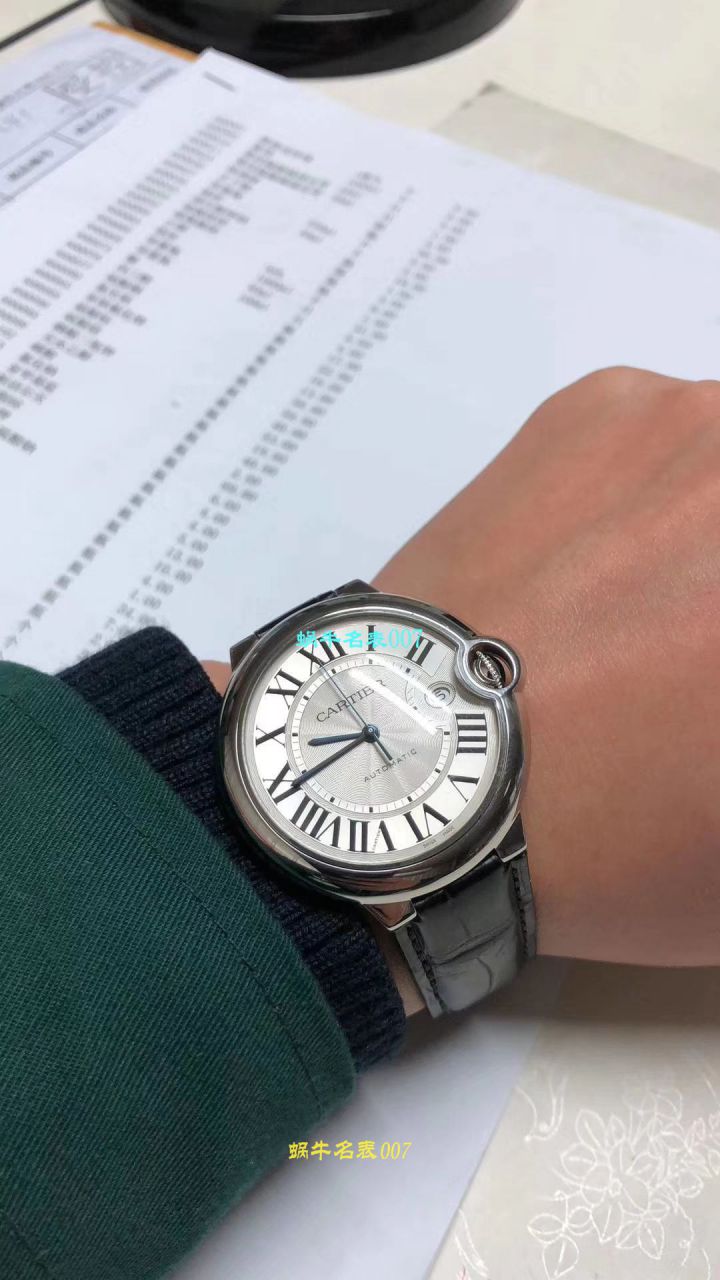 【HBBV6厂一比一高精仿手表】卡地亚蓝气球系列W6920042腕表《男表42毫米》 / K044.1
