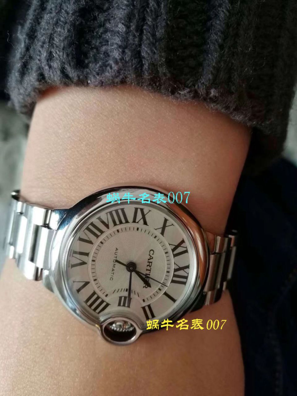 【独家视频测评HBBV6厂一比一高精仿手表】卡地亚 蓝气球系列W6920046/W6900556（36毫米）机械女表 / KDY029