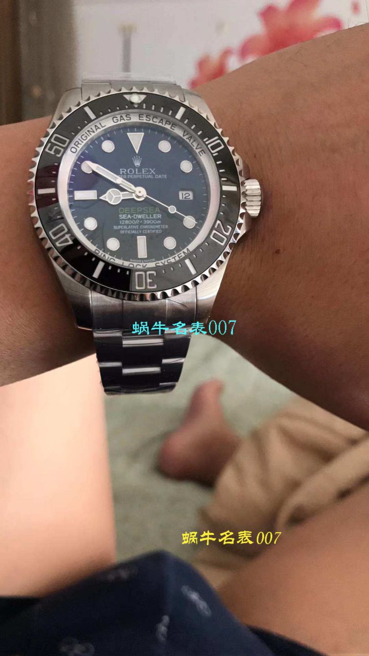 【独家视频解析】N厂V7版本超A高精仿手表劳力士海使型系列116660-98210 蓝盘腕表(蓝面渐变蓝鬼王)  / RBD0551