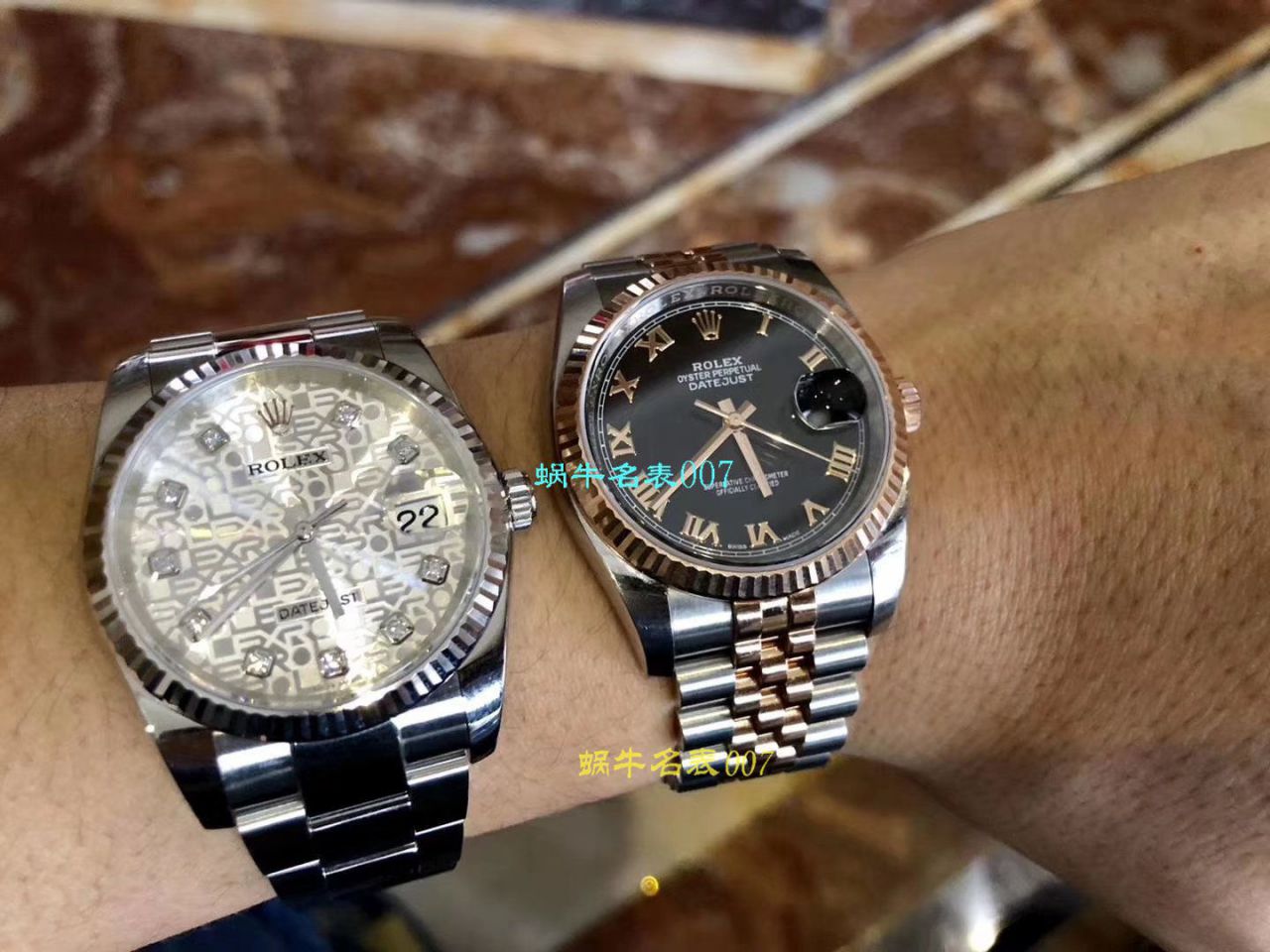 【视频评测高仿劳力士男表价格】DJ厂电脑纹面劳力士日志型36系列m116234-0122腕表 