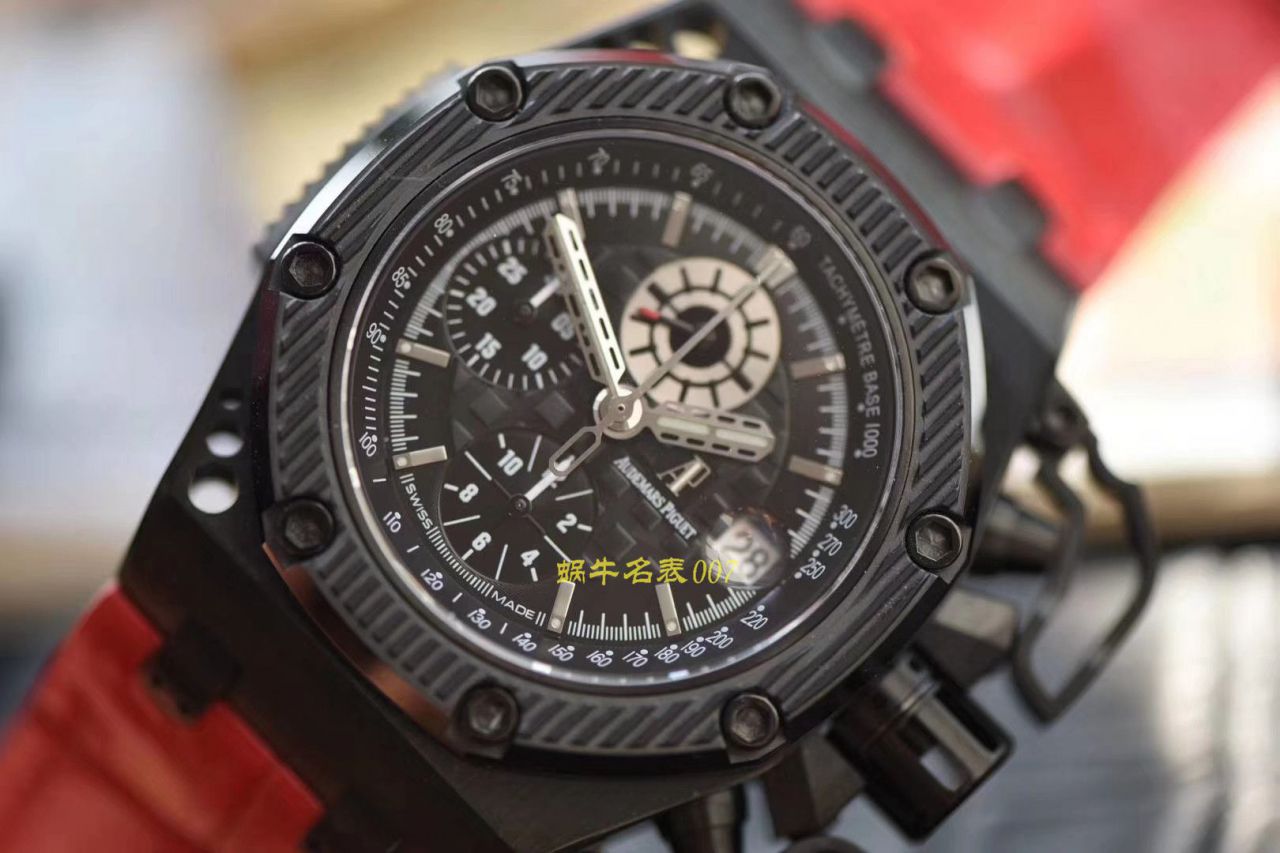 【视频评测NOOB厂顶级复刻高仿幸存者手表】爱彼皇家橡树离岸型系列幸存者26165IO.00.A002CA.01机械腕表 / AP173