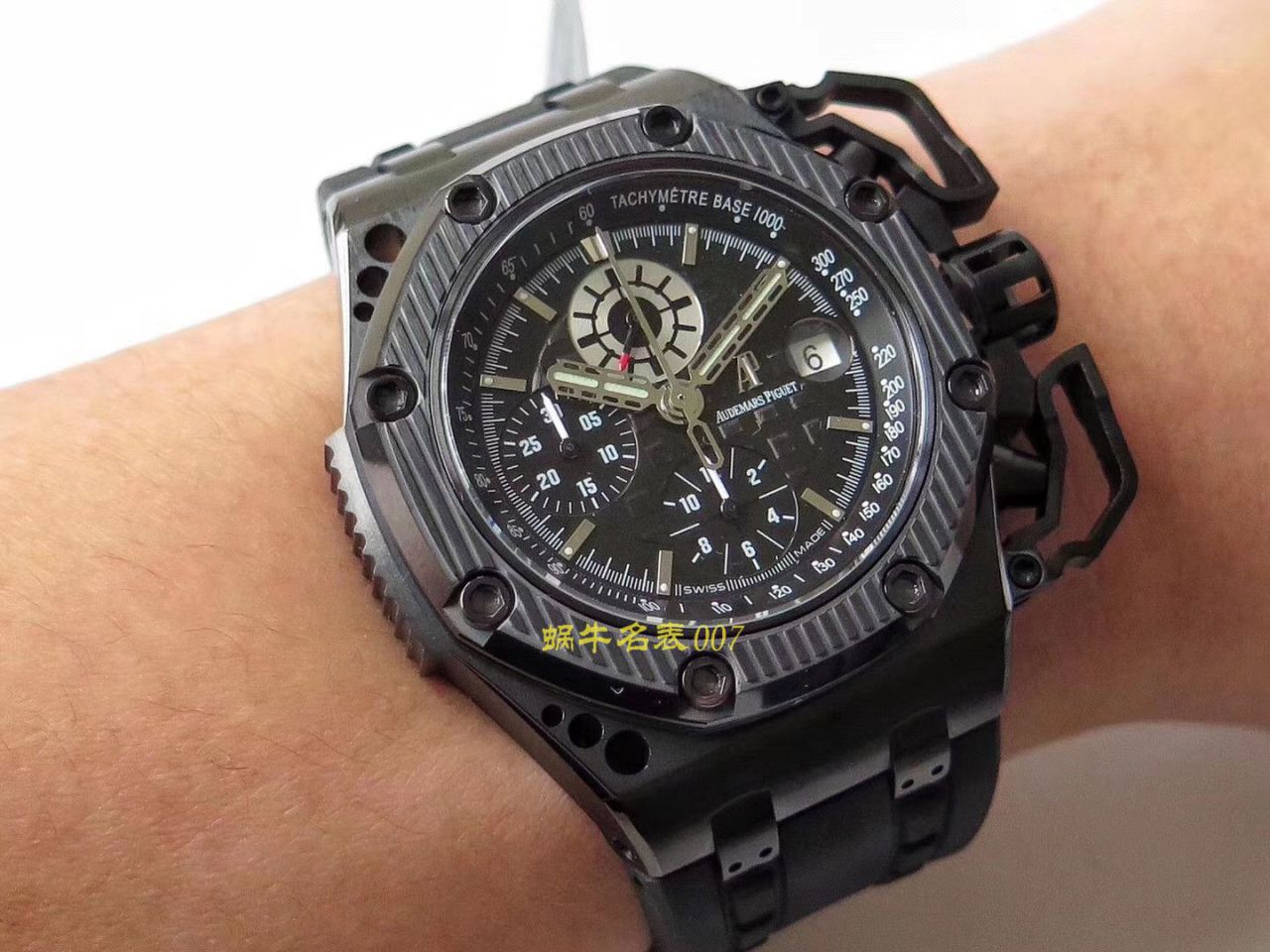 【视频评测NOOB厂顶级复刻高仿幸存者手表】爱彼皇家橡树离岸型系列幸存者26165IO.00.A002CA.01机械腕表 / AP173