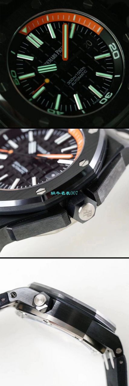 【视频评测XF厂AP复刻表】爱彼高仿皇家橡树离岸型系列15707CE.OO.A002CA.01男表 / AP176