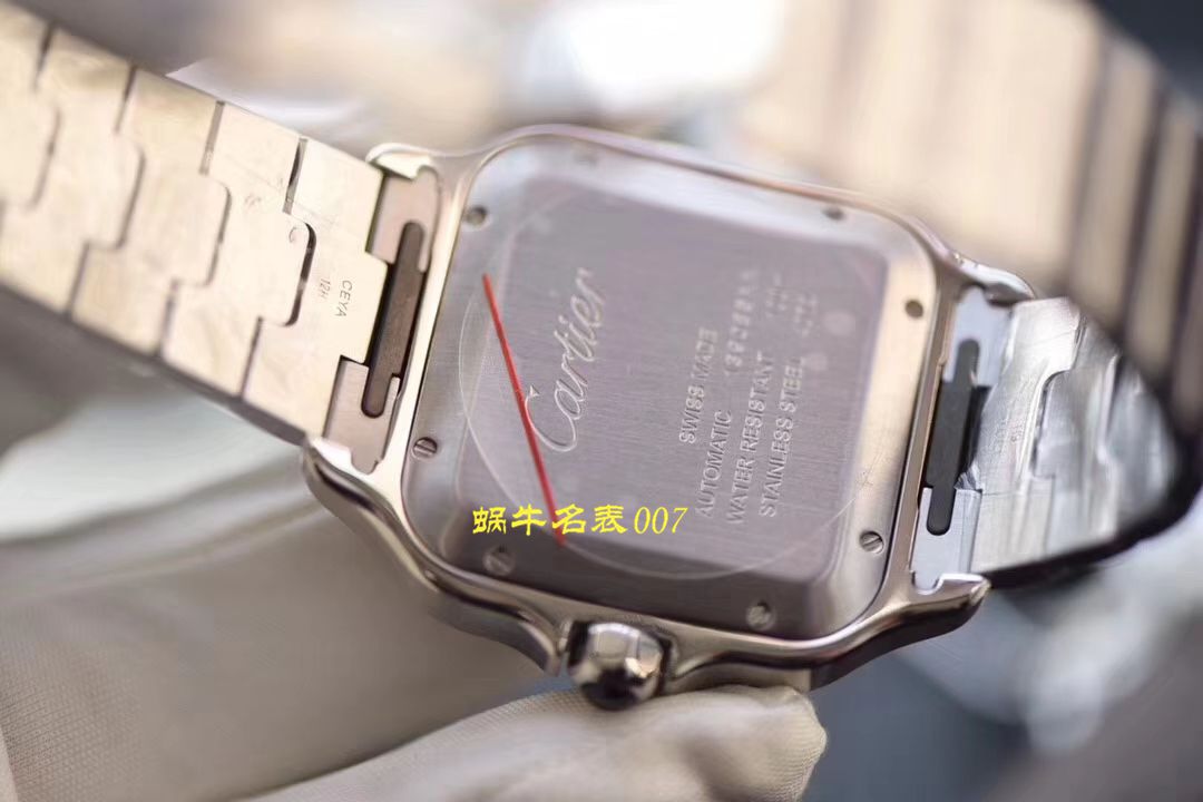 【视频评测V6厂顶级复刻高仿表】卡地亚山度士系列WSSA0009（大号）,WSSA0010（中号）腕表 / K226