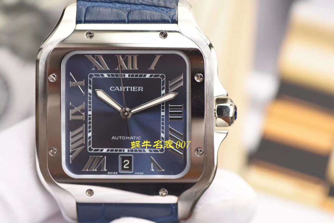 【V6厂一比一CARTIER复刻高仿手表】卡地亚山度士系列WSSA0013（大号）腕表 / K223