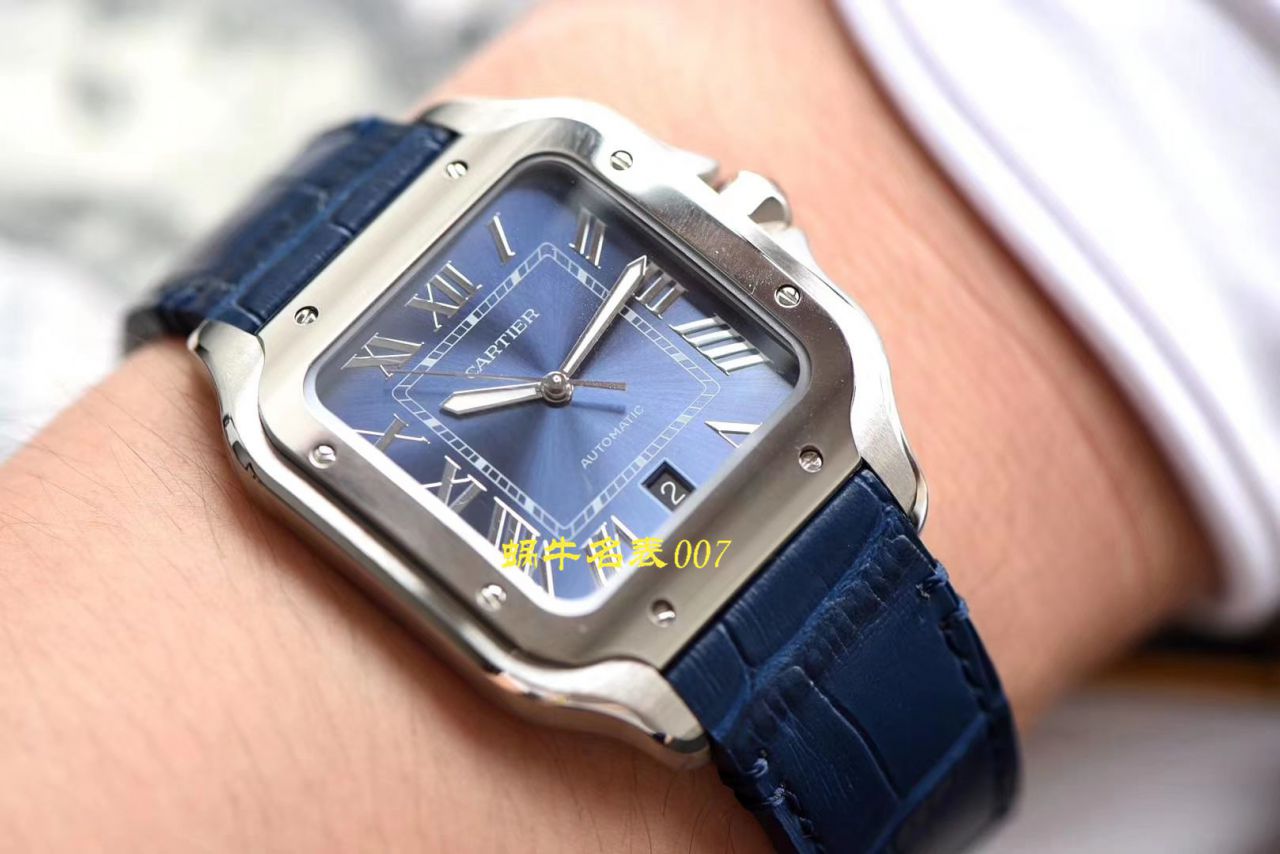 【V6厂一比一CARTIER复刻高仿手表】卡地亚山度士系列WSSA0013（大号）腕表 / K223