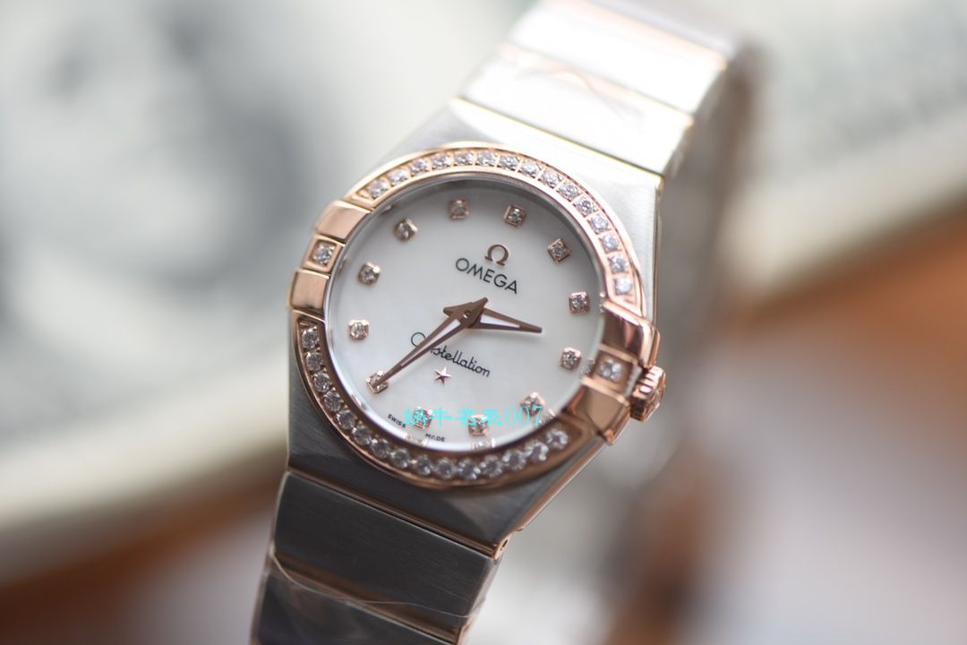 欧米茄星座系列123.10.27.60.57.001女士石英腕表（多面可选）【视频评测SSS一比一超A高仿手表】 / MAI310