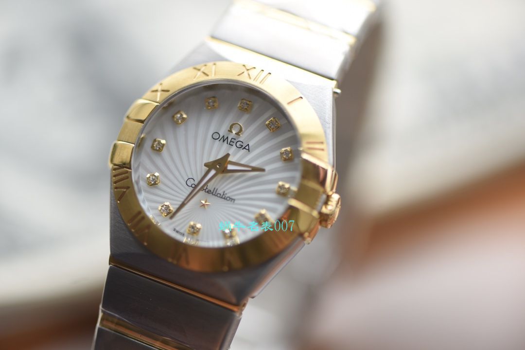 欧米茄星座系列123.10.27.60.57.001女士石英腕表（多面可选）【视频评测SSS一比一超A高仿手表】 / MAI310