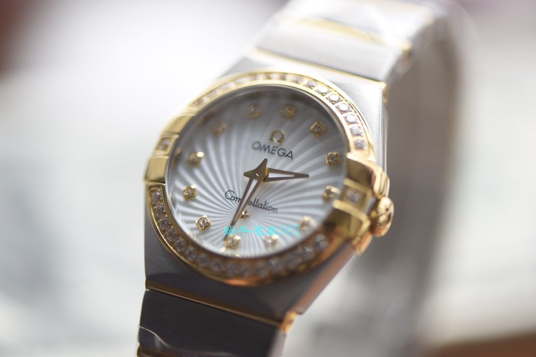 欧米茄星座系列123.10.27.60.57.001女士石英腕表（多面可选）【视频评测SSS一比一超A高仿手表】 / MAI310