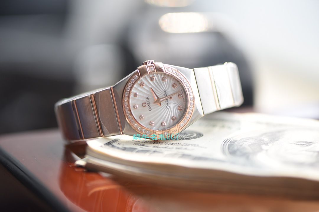 欧米茄星座系列123.10.27.60.57.001女士石英腕表（多面可选）【视频评测SSS一比一超A高仿手表】 / MAI310