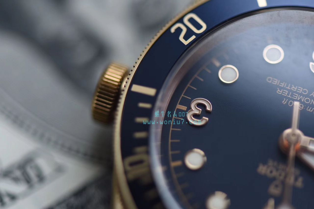 【视频评测XF厂Tudor复刻高仿表蓝铜花升级版】帝舵启承系列宝齐莱蓝面特别版腕表(蓝铜花) / DT060