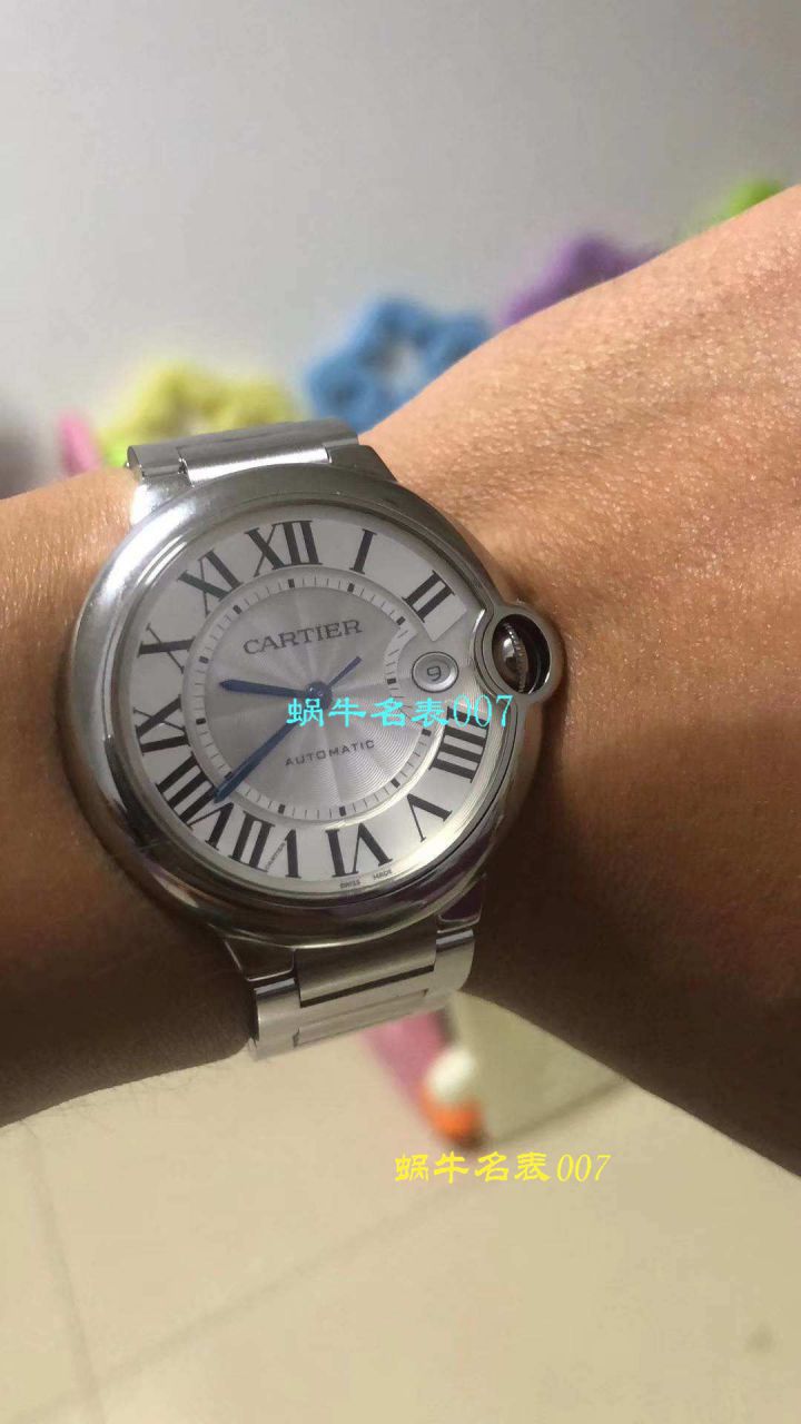 【独家视频评测V6厂复刻高仿蓝气球男装6K版本ETA2892】卡地亚蓝气球系列蓝气球W69012Z4腕表 / K227
