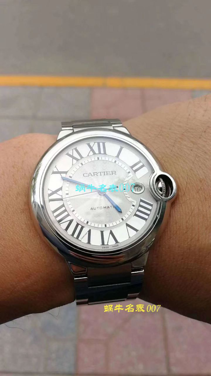 【独家视频评测V6厂复刻高仿蓝气球男装6K版本ETA2892】卡地亚蓝气球系列蓝气球W69012Z4腕表 / K227
