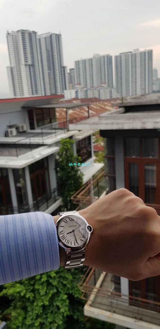 【独家视频评测V6厂复刻高仿蓝气球男装6K版本ETA2892】卡地亚蓝气球系列蓝气球W69012Z4腕表 / K227