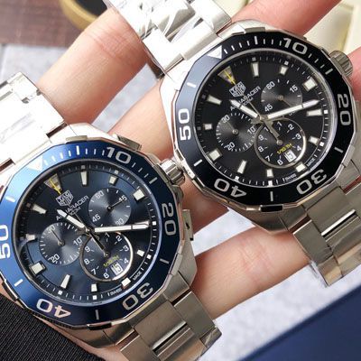 【渠道原单Tagheuer石英计时表】泰格豪雅竞潜系列CAY111B.BA0927，CAY111A.BA0927腕表