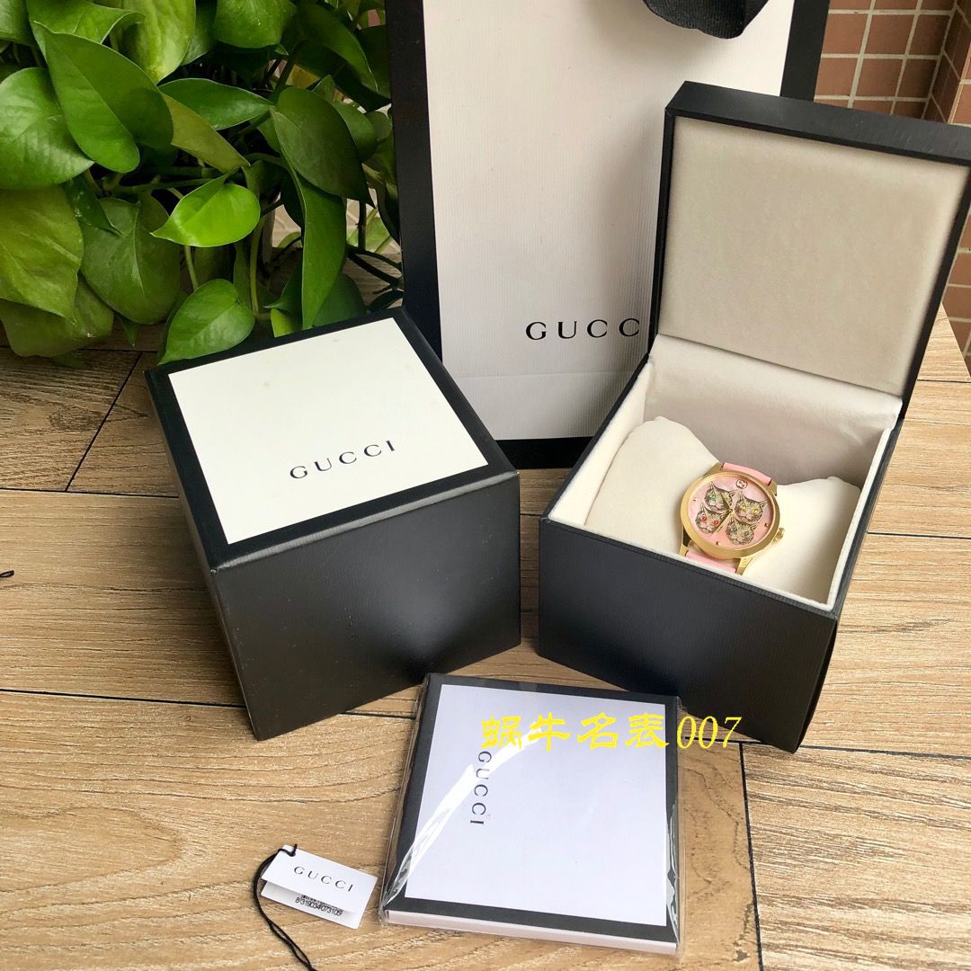 【渠道原单】Gucci古驰猫头鹰G-Timeless 系列女士腕表，38 毫米 / GUCCI KK17