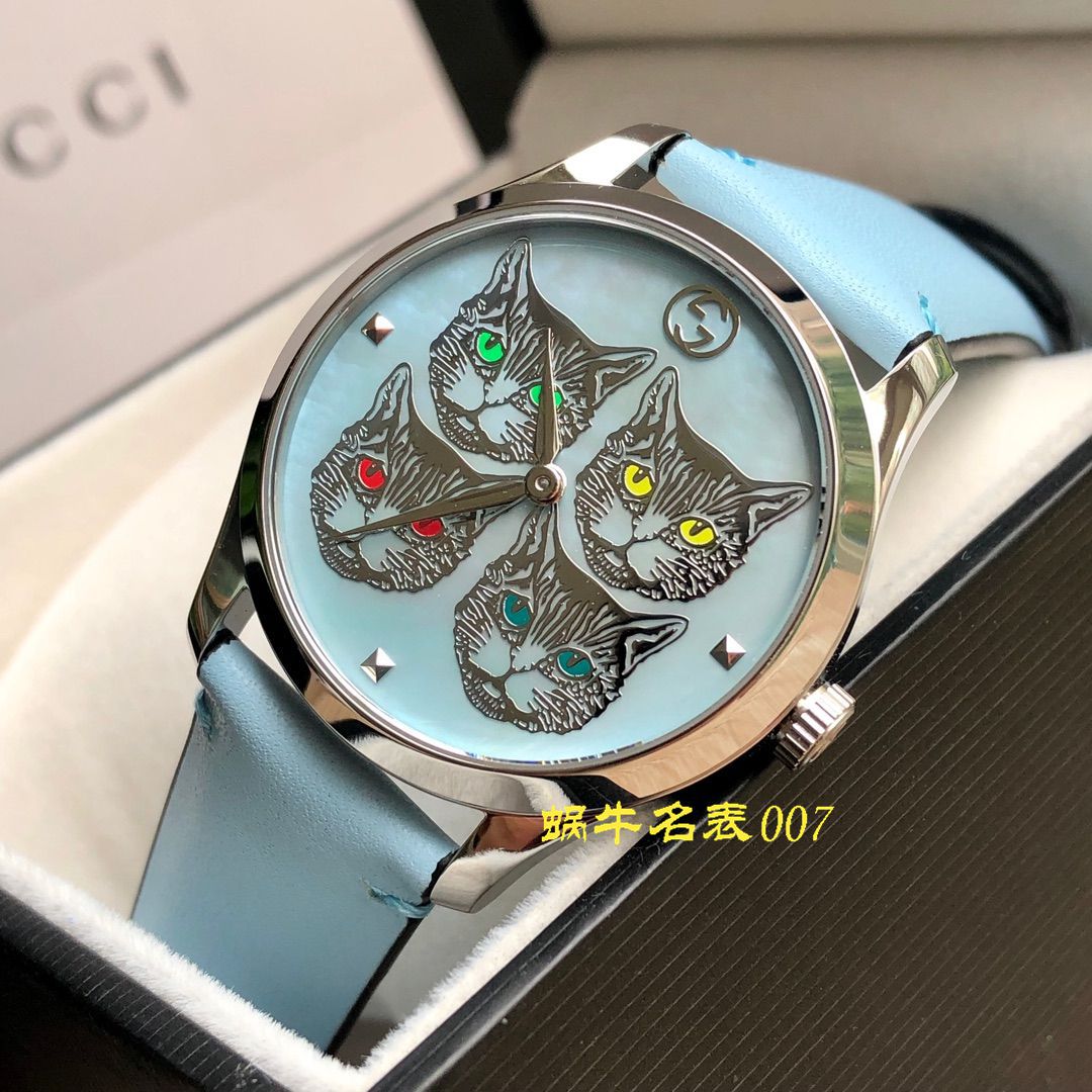 【渠道原单】Gucci古驰猫头鹰G-Timeless 系列女士腕表，38 毫米 / GUCCI KK17