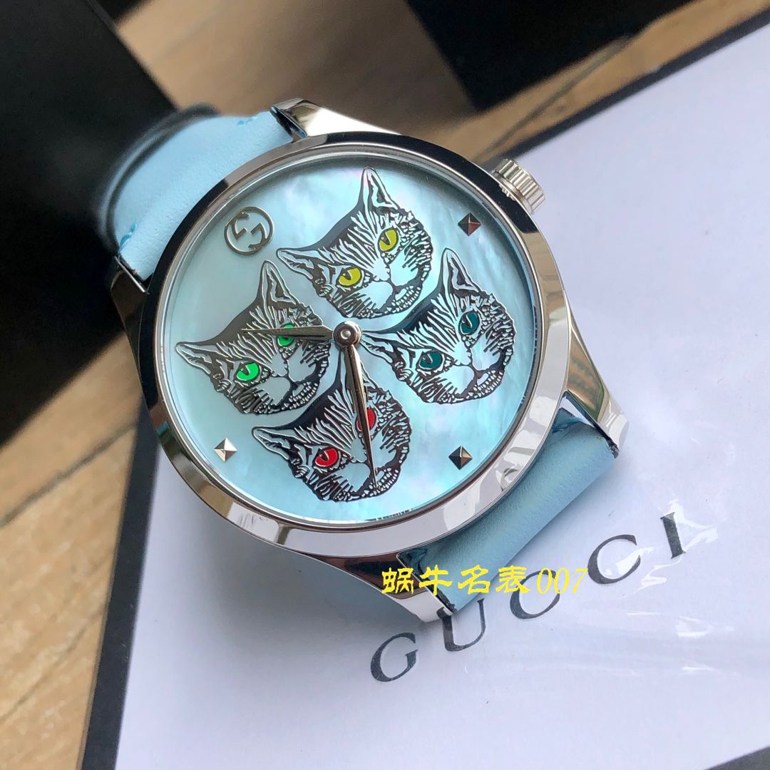 【渠道原单】Gucci古驰猫头鹰G-Timeless 系列女士腕表，38 毫米 / GUCCI KK17