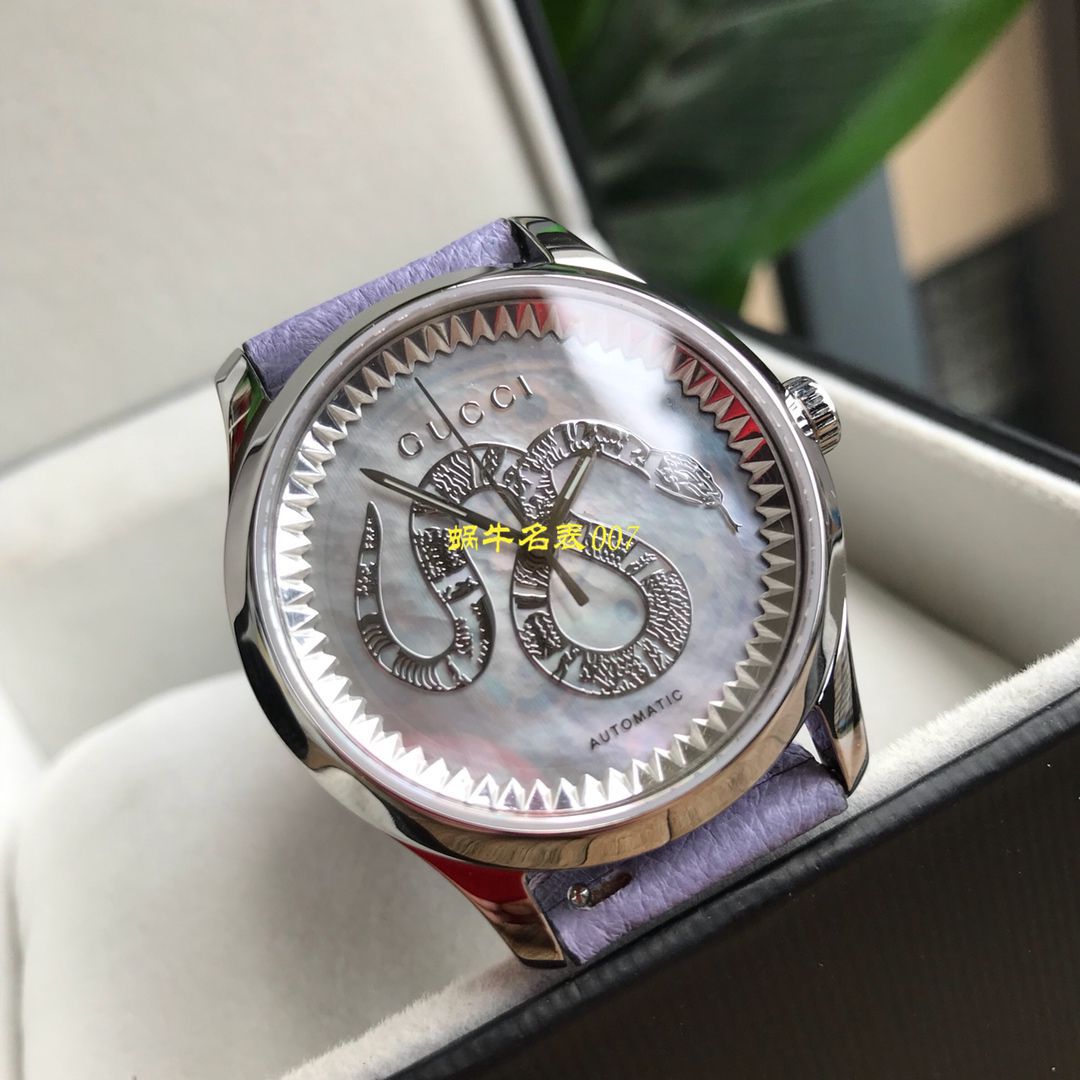【Gucci渠道原单】古驰G-TIMELESS系列YA1264112猫头，YA1264113灵蛇女士腕表 / GUCCIKK18