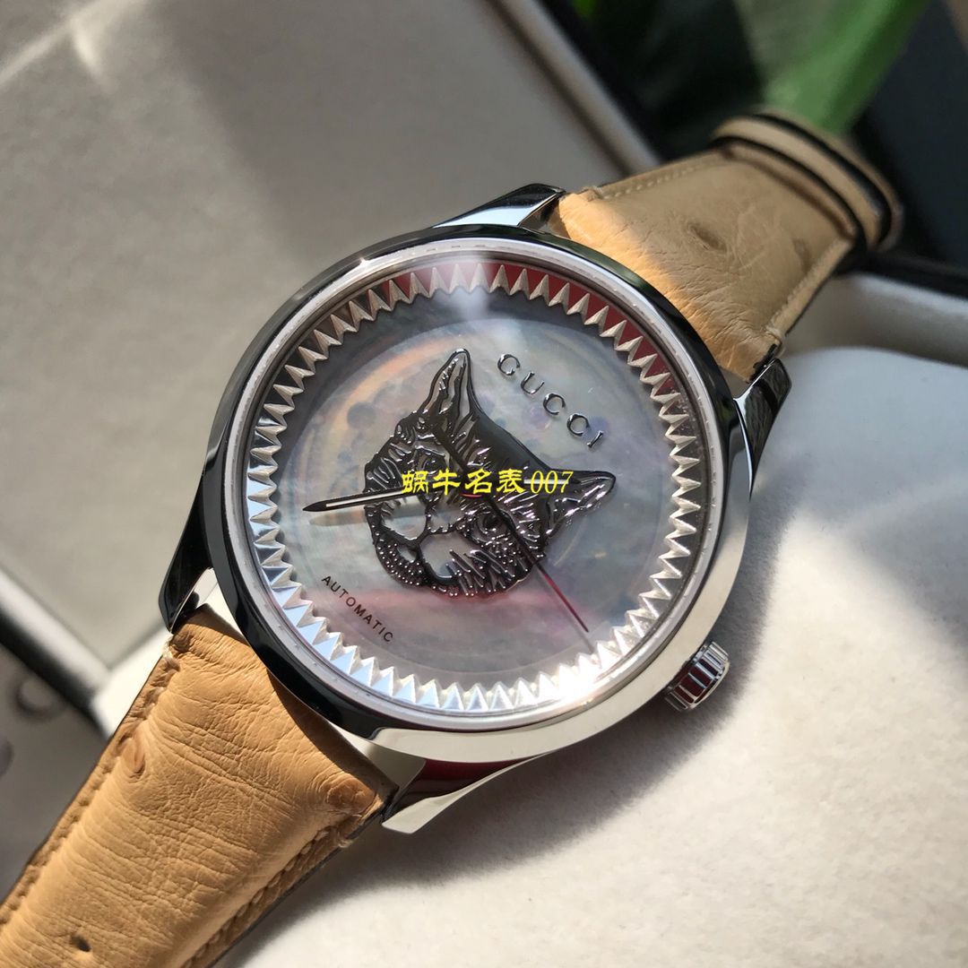 【Gucci渠道原单】古驰G-TIMELESS系列YA1264112猫头，YA1264113灵蛇女士腕表 / GUCCIKK18