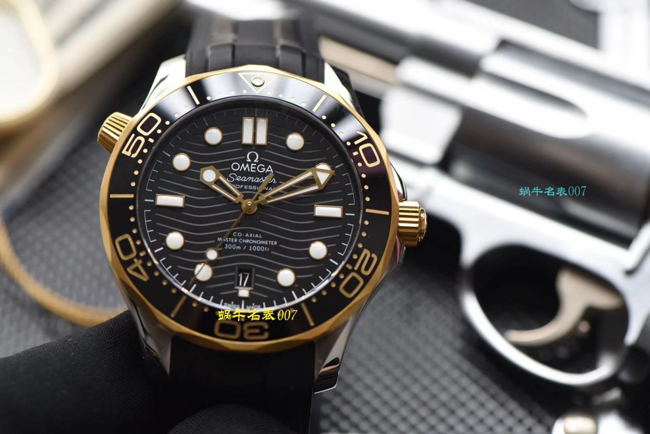 VS厂欧米茄新海马300M间黄金顶级复刻高仿手表210.22.42.20.01.001腕表 / M602
