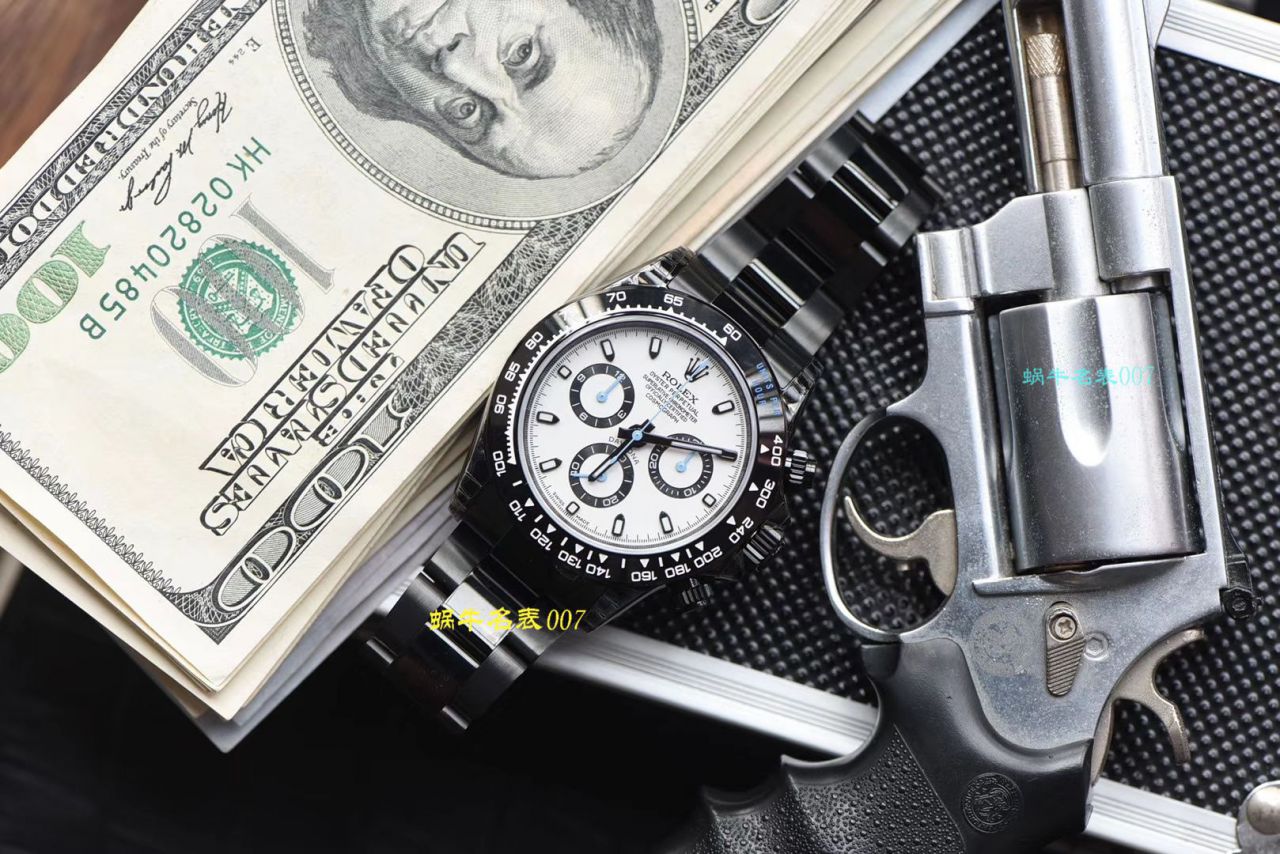 【台湾厂复刻高仿手表】劳力士宇宙计型迪通拿系列116500LN超高颜值酷黑熊猫迪特别版 / R370