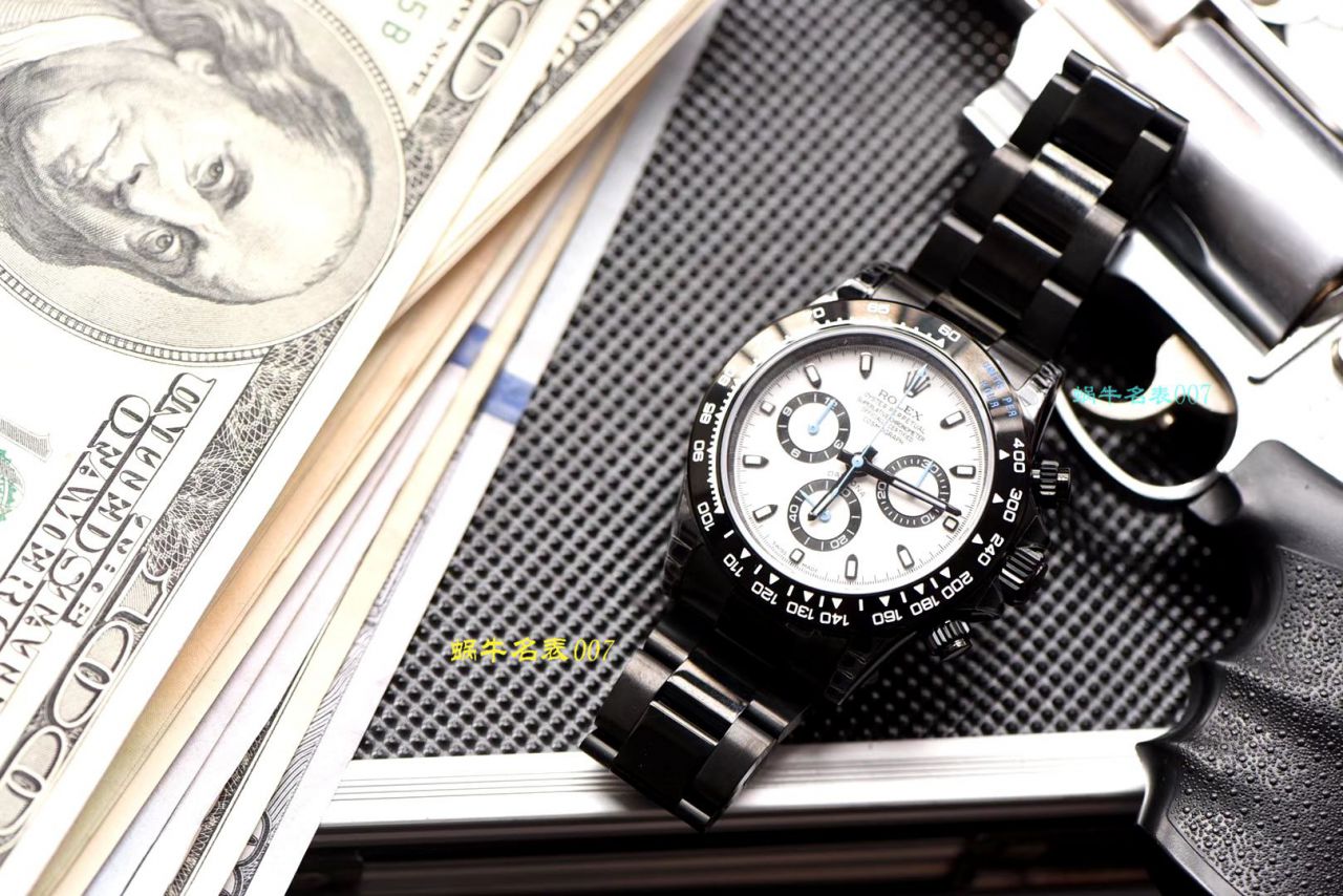 【台湾厂复刻高仿手表】劳力士宇宙计型迪通拿系列116500LN超高颜值酷黑熊猫迪特别版 / R370