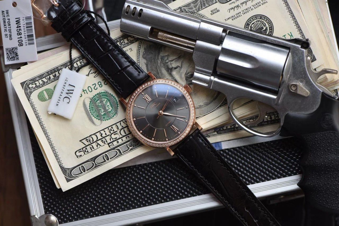 【视频评测M+厂复刻手表】IWC万国表柏涛菲诺高仿IW458108女士腕表 / M382