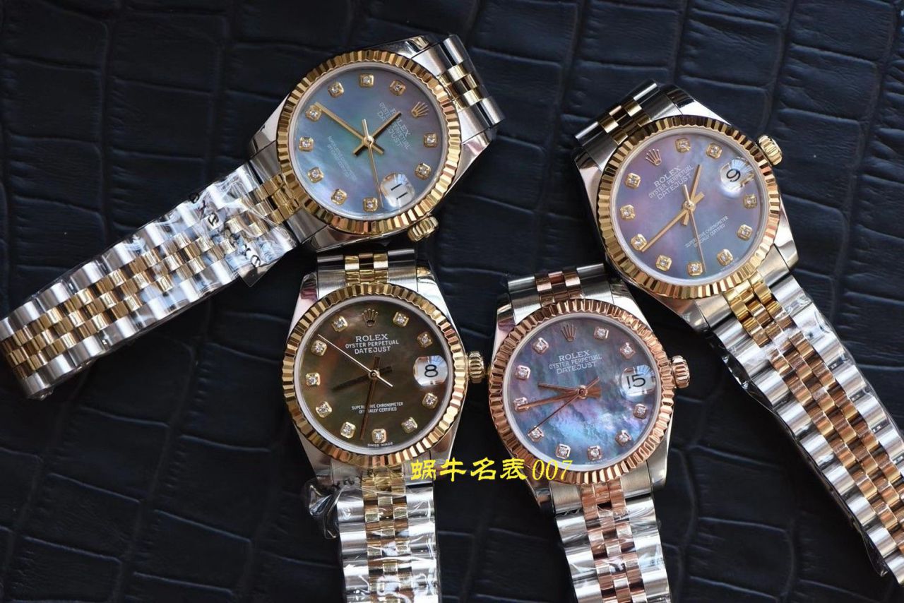 【台湾厂劳力士复刻高仿女士手表】Rolex劳力士DateJust日志型系列31/36mm男女装均有 / R372