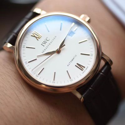 【视频评测V7厂IWC复刻表】万国表柏涛菲诺系列高仿IW356504腕表