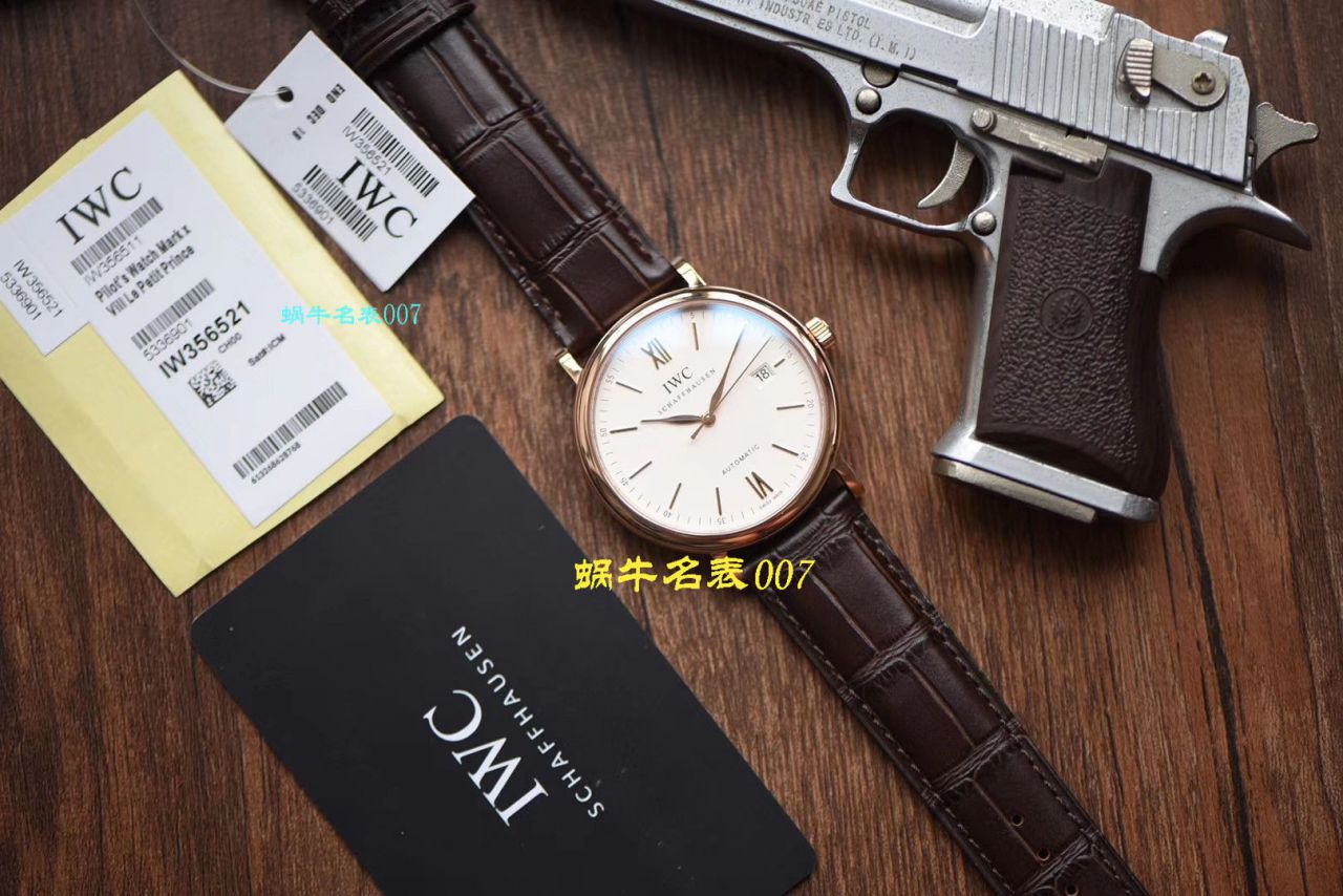 【视频评测V7厂IWC复刻表】万国表柏涛菲诺系列高仿IW356504腕表 / WG387