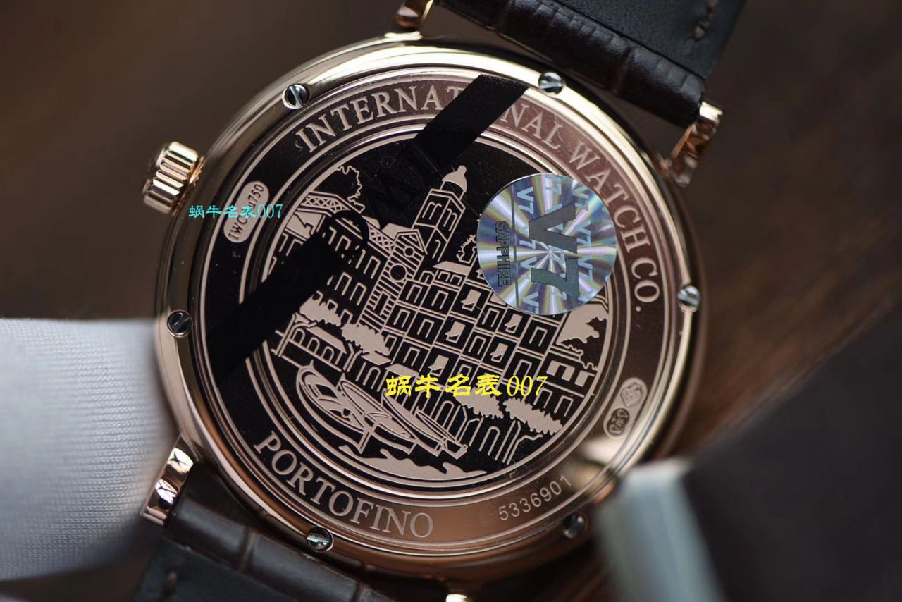 【视频评测V7厂IWC复刻表】万国表柏涛菲诺系列高仿IW356504腕表 / WG387