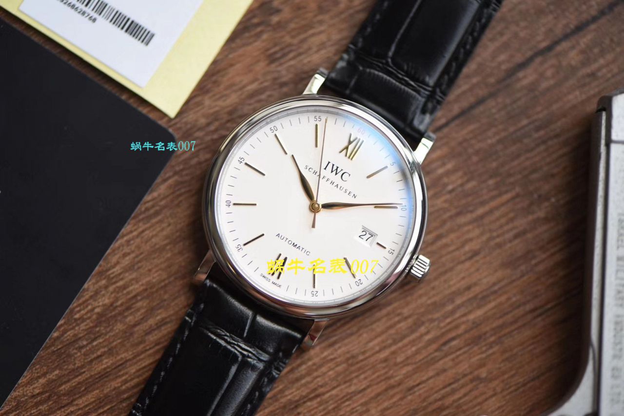 【视频评测V7厂IWC复刻高仿表】万国表柏涛菲诺系列IW356517腕表 / WG391