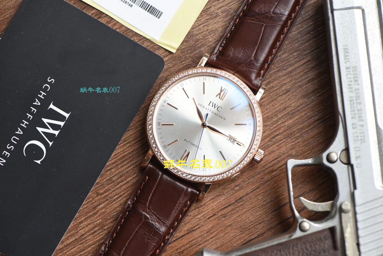 【视频评测V7厂IWC复刻表】万国表柏涛菲诺系列高仿IW356515腕表 / WG393
