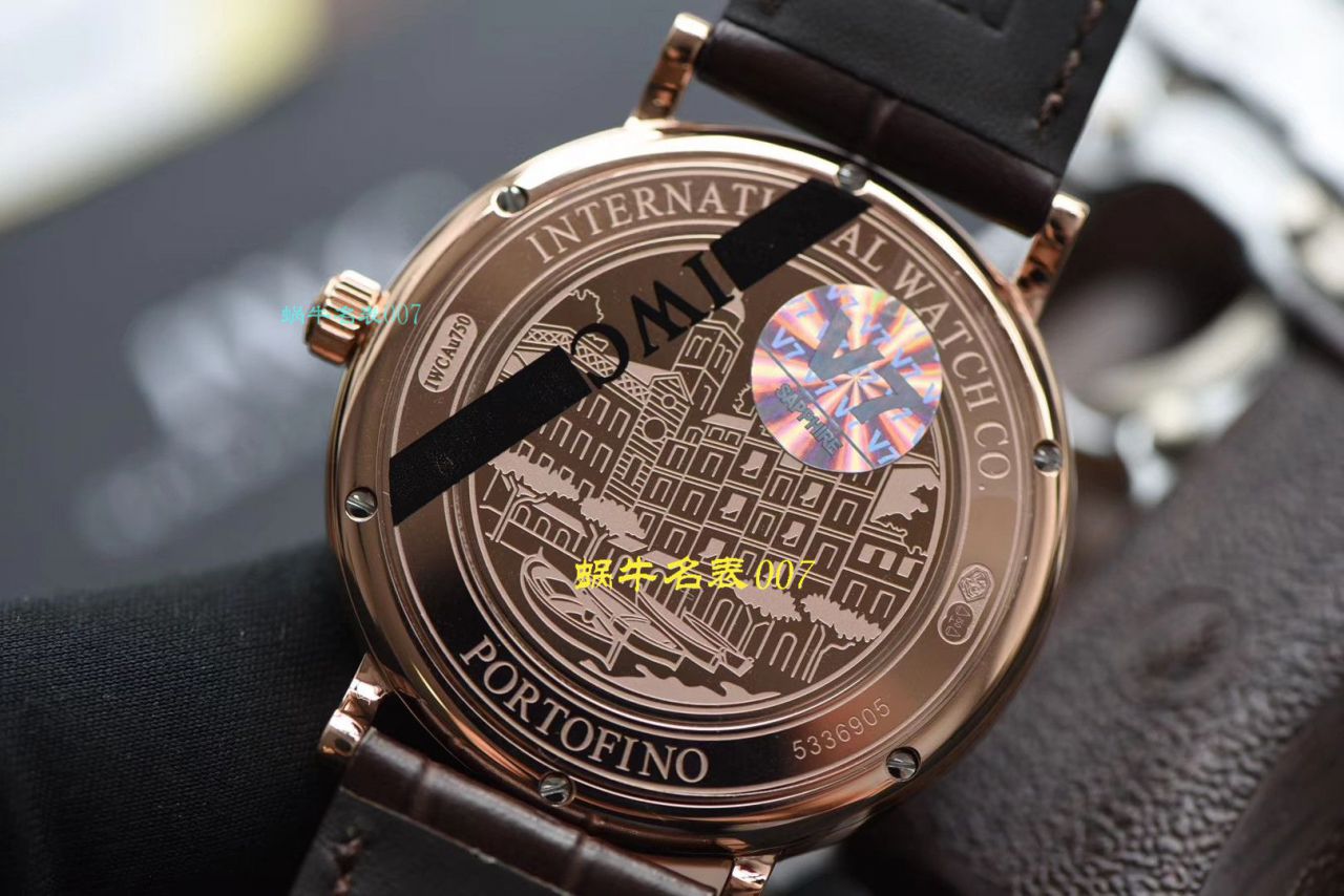 【视频评测V7厂IWC顶级复刻表】万国表柏涛菲诺高仿IW356516腕表 / WG396