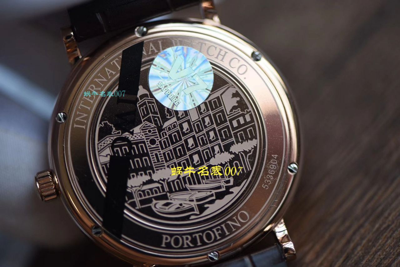 【视频评测V7厂IWC顶级复刻表】万国表柏涛菲诺高仿IW356516腕表 / WG396