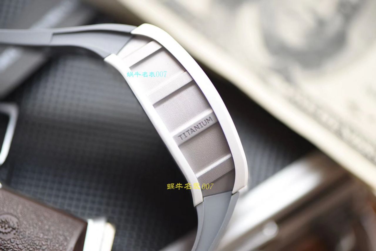 【视频评测KV厂RICHARD MILLE复刻手表】理查德米勒男士系列RM 011白面陶瓷限量款腕表 / KVRM01199