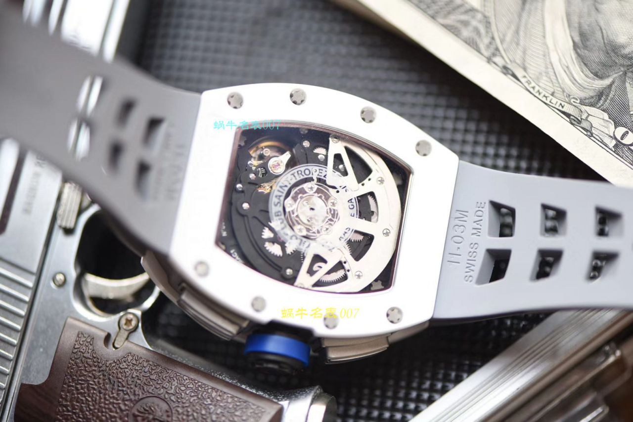 【视频评测KV厂RICHARD MILLE复刻手表】理查德米勒男士系列RM 011白面陶瓷限量款腕表 / KVRM01199