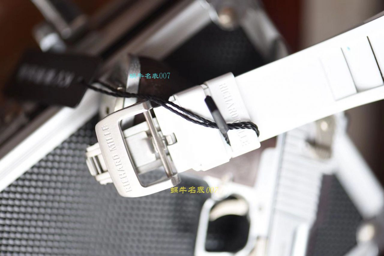 【视频评测KV厂RICHARD MILLE复刻手表】理查德米勒男士系列RM 011白面陶瓷限量款腕表 / KVRM01199