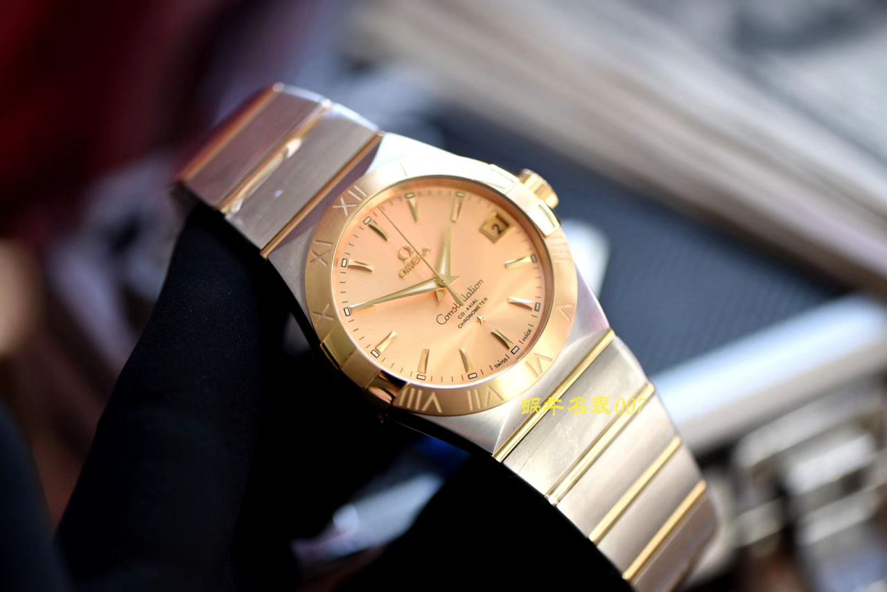 【视频评测VS厂星座复刻高仿表】欧米茄星座系列123.20.38.21.08.001腕表 / M606