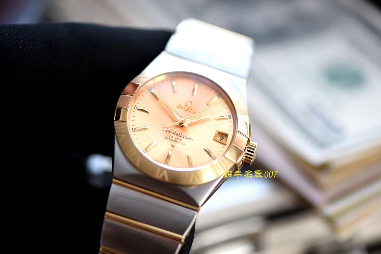 【视频评测VS厂星座复刻高仿表】欧米茄星座系列123.20.38.21.08.001腕表 / M606