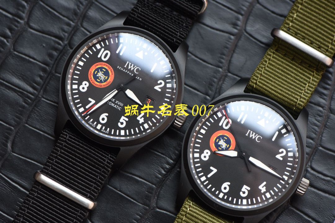 【M+万国复刻手表】IWC萬 國 IW32409 TOPGUN SFTI 高仿海軍空戰部隊飛行員特別紀念腕錶 / M379