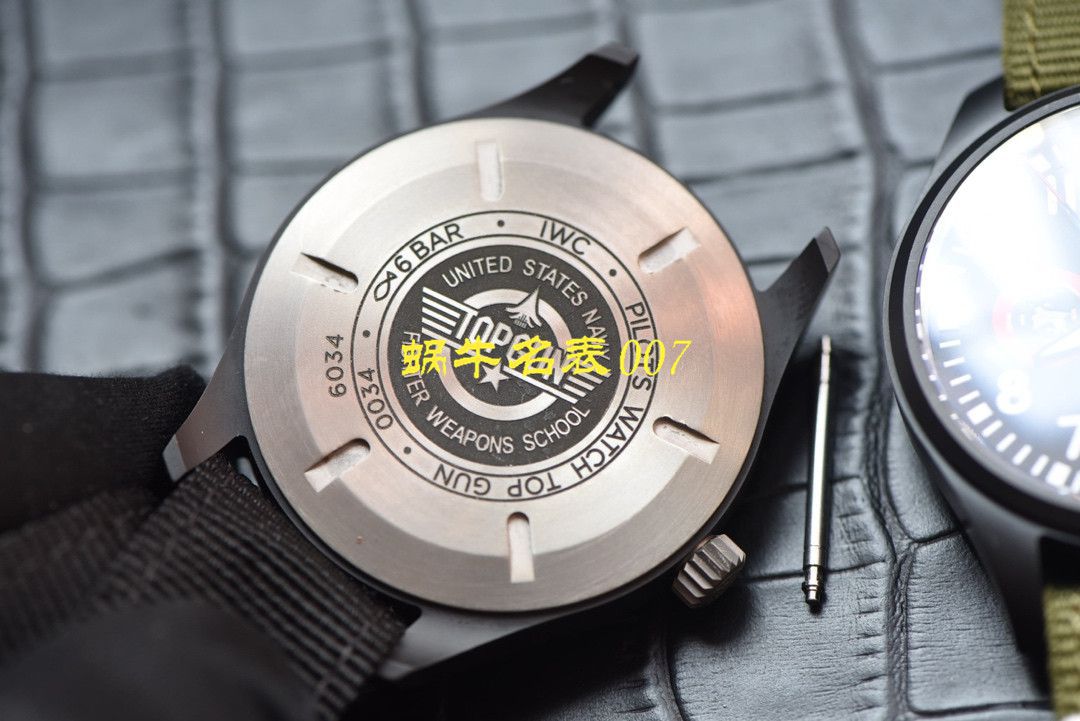 【M+万国复刻手表】IWC萬 國 IW32409 TOPGUN SFTI 高仿海軍空戰部隊飛行員特別紀念腕錶 / M379