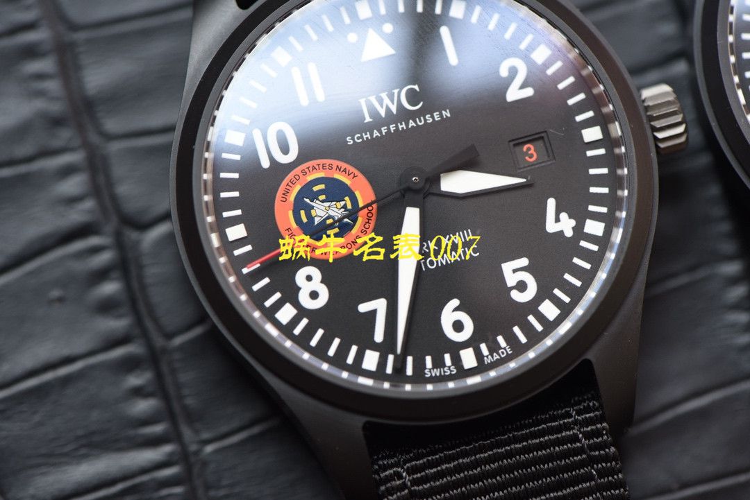 【M+万国复刻手表】IWC萬 國 IW32409 TOPGUN SFTI 高仿海軍空戰部隊飛行員特別紀念腕錶 / M379