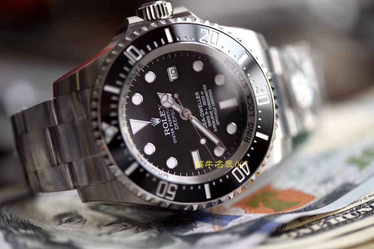 【AR厂顶级复刻高仿手表】劳力士海使型系列116660-98210 黑盘腕表(水鬼王) / R376